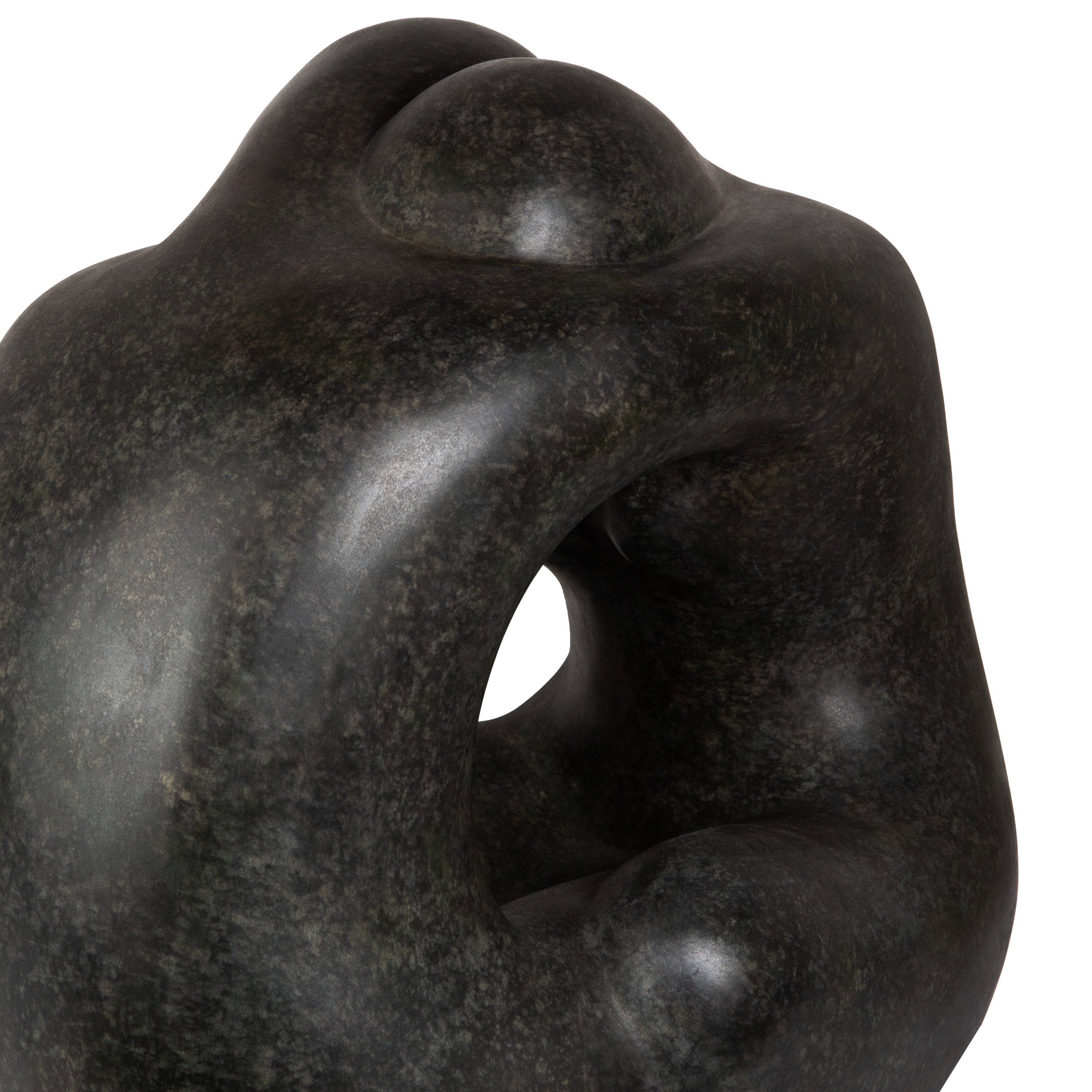 Samen, Dutch for ‘together', is an abstract artwork in cast bronze portraying a couple in a tender embrace.