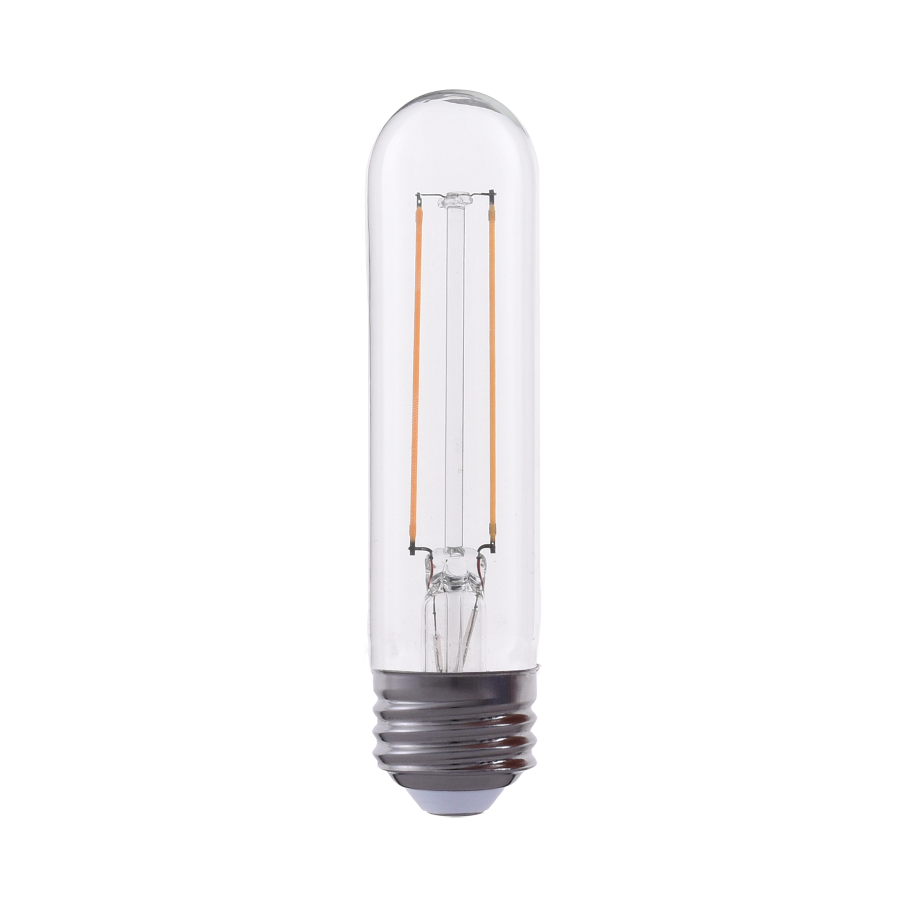 The Tube LED Bulb is tall and elegant, using a vintage eddison-styled design while using long-lasting LED lighting.