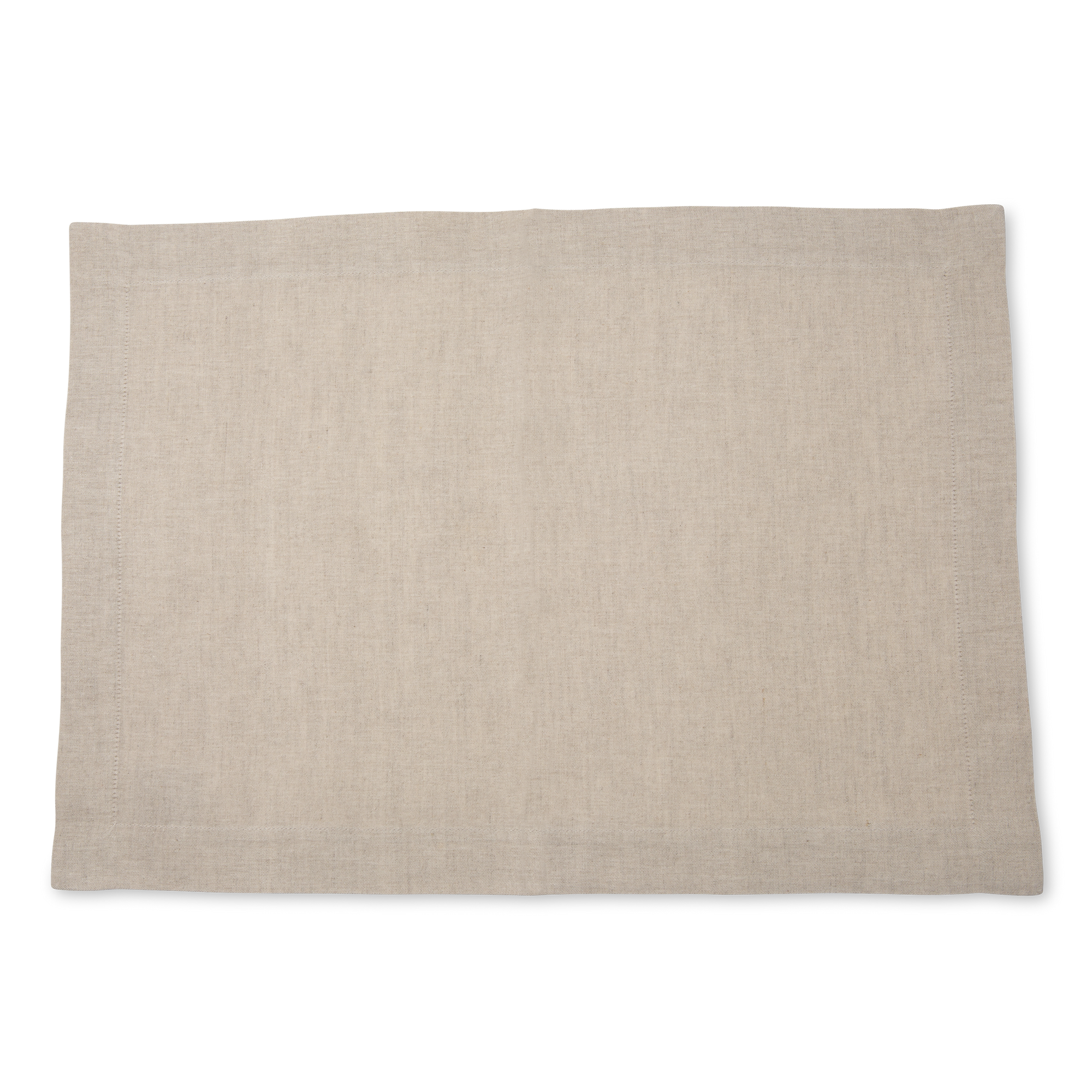 The Solid Linen Placemat features simple and elegant in natural.
