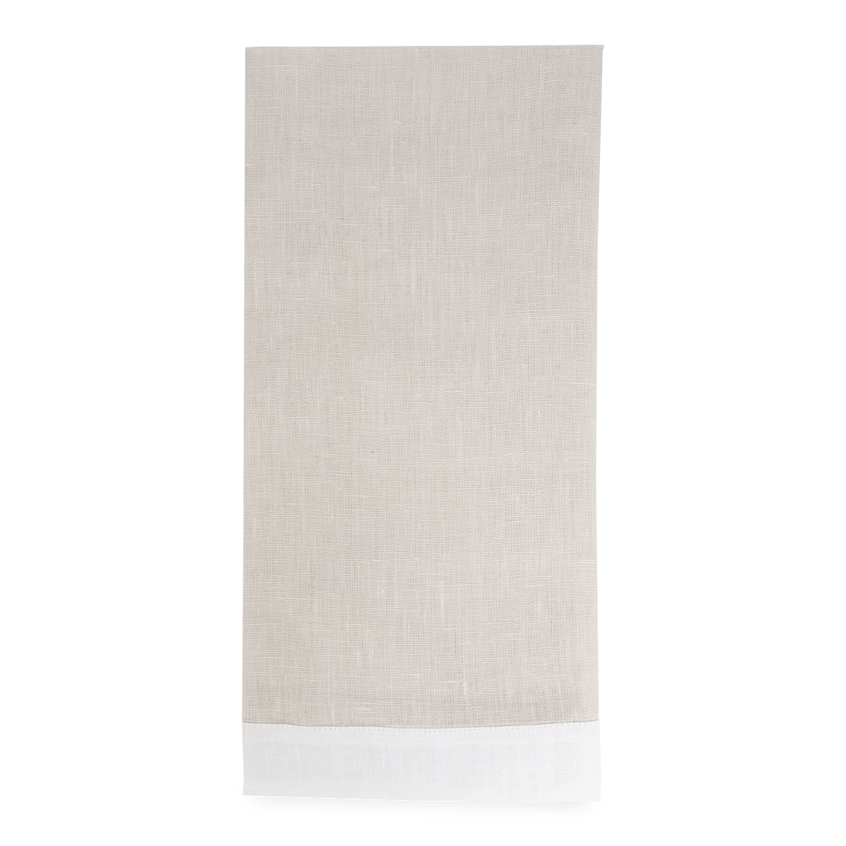 Linen Border Guest Towel