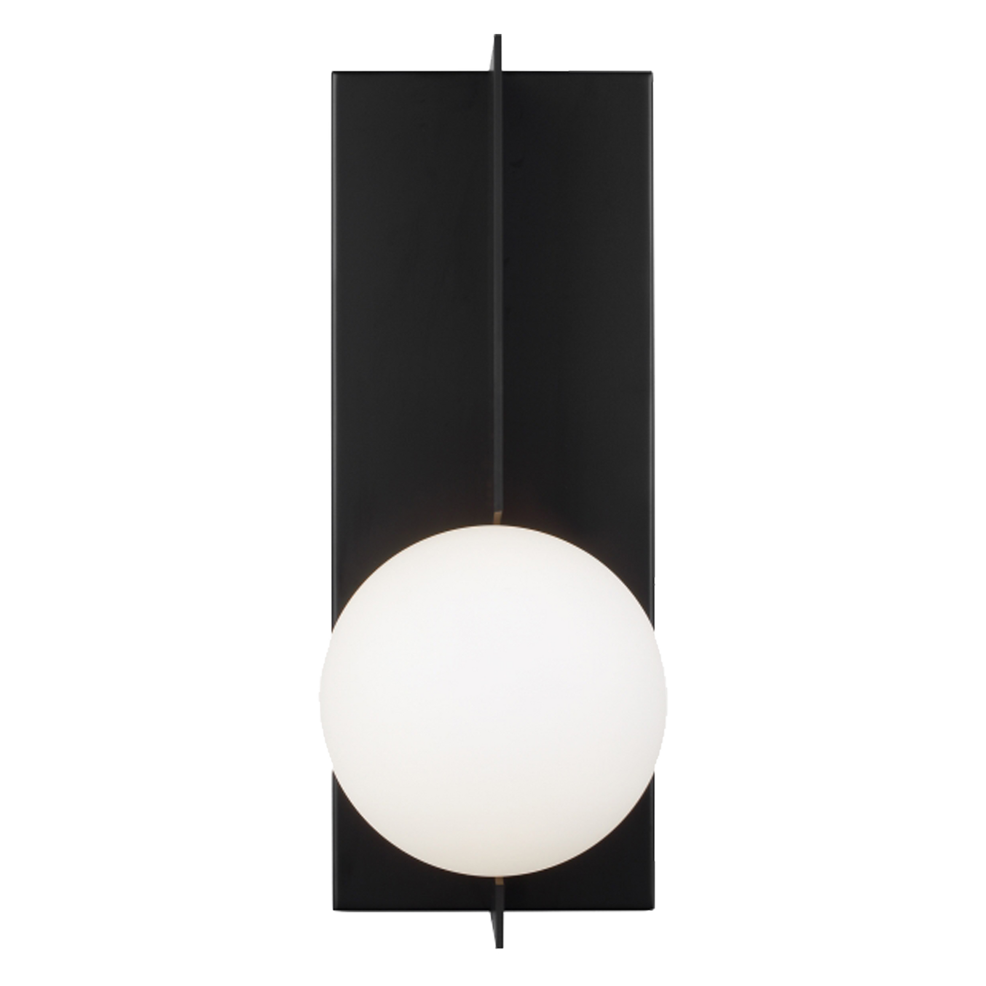 The Declan Wall Light was inspired by Mid-Century modern art with contrasting geometric shapes.