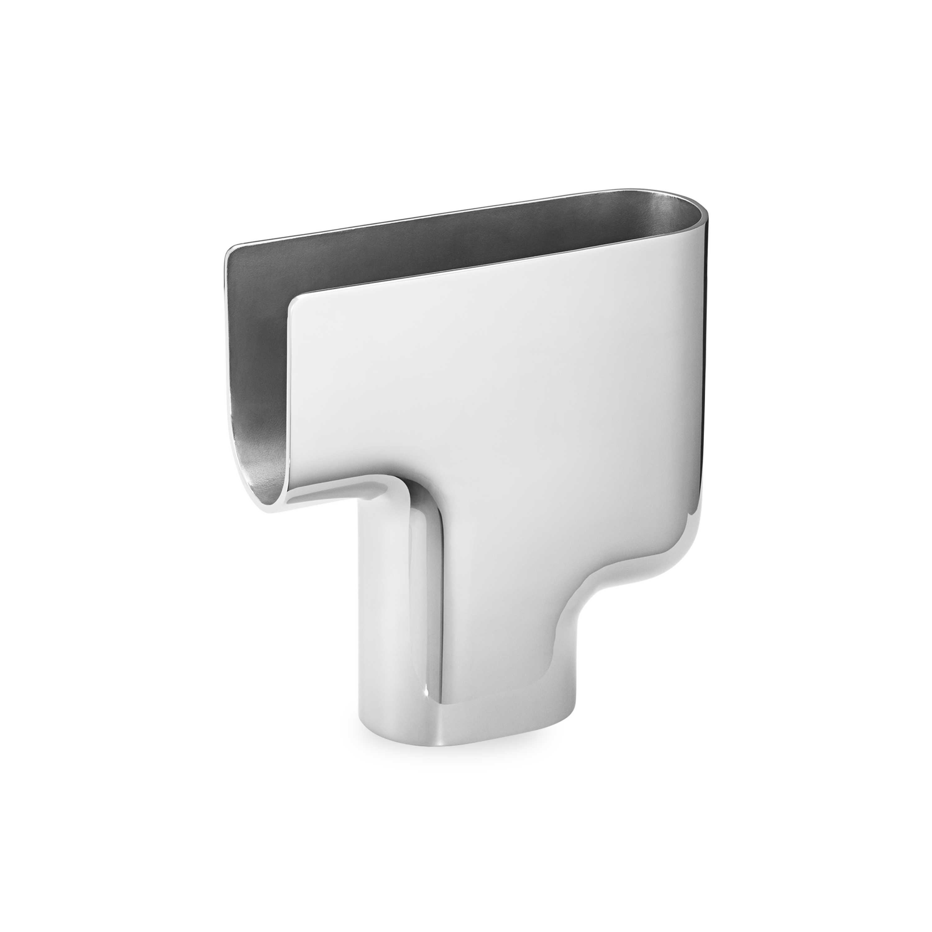Inspired by the natural world and defined by soft, curved lines, the Nendo vase is artfully handcrafted in stainless steel by a skilled Georg Jensen smith in Copenhagen.