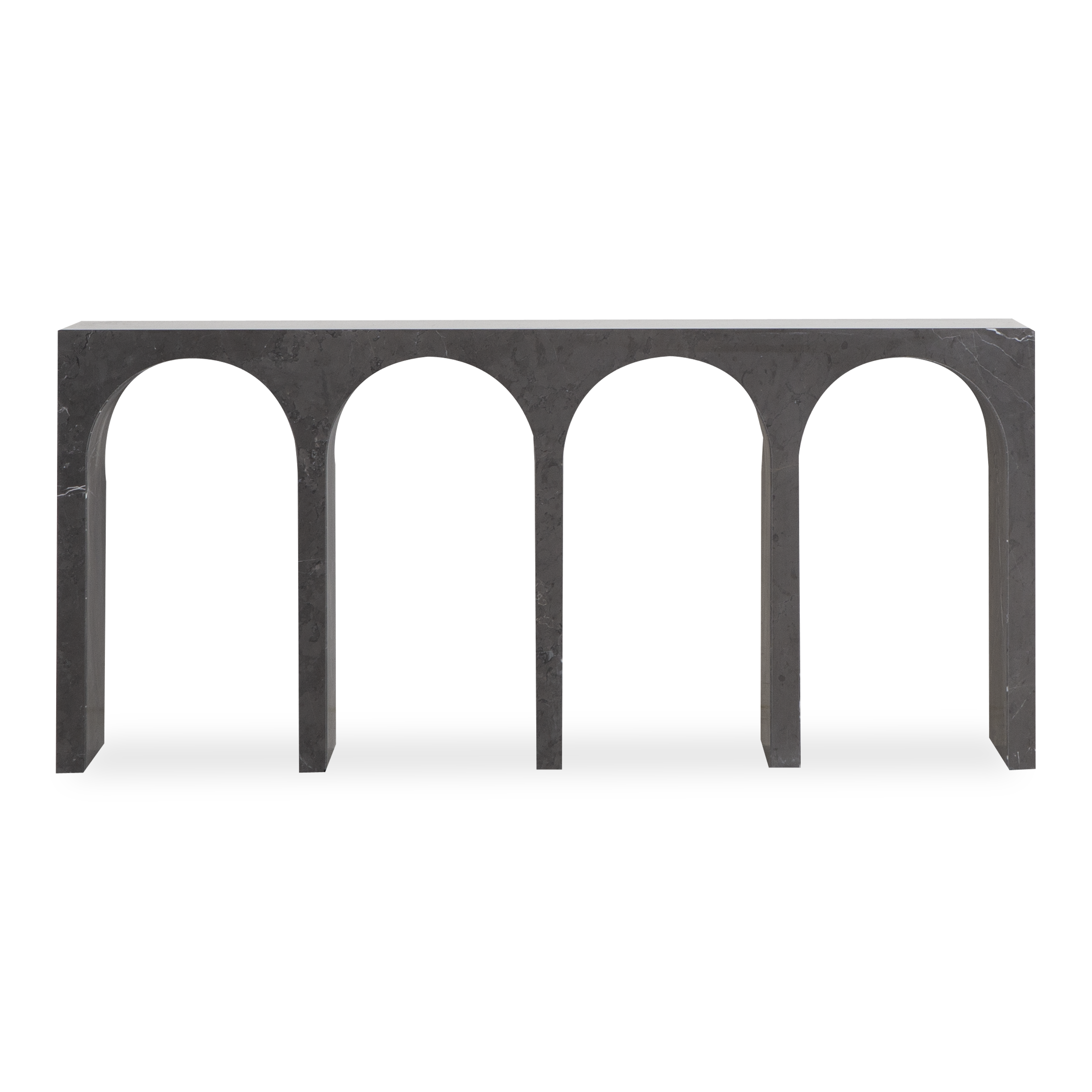A modern interpretation of classical architecture , the Arcade Coffee Table pays tribute to the bridges and aqueducts of ancient Rome, which integrated arches into their structures