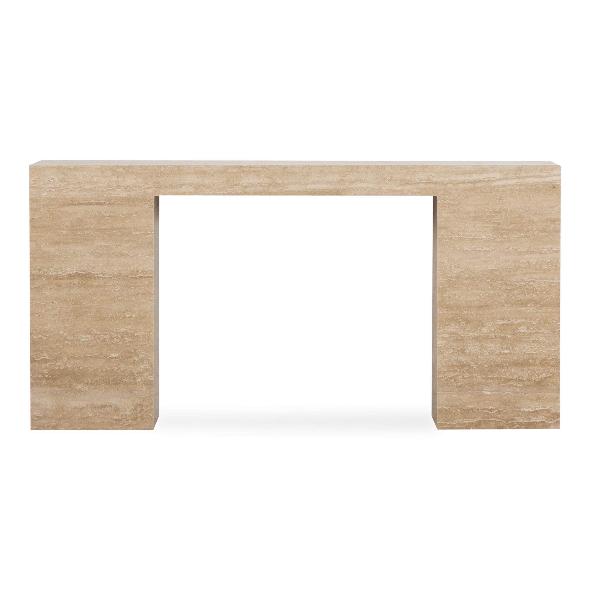 A nod to the modern brutalist designs of the 1970s from the likes of Rolf Middleboe, Gorm Lindum and Milo Baughman, the Duvall Console Table is characterized by its oversized block