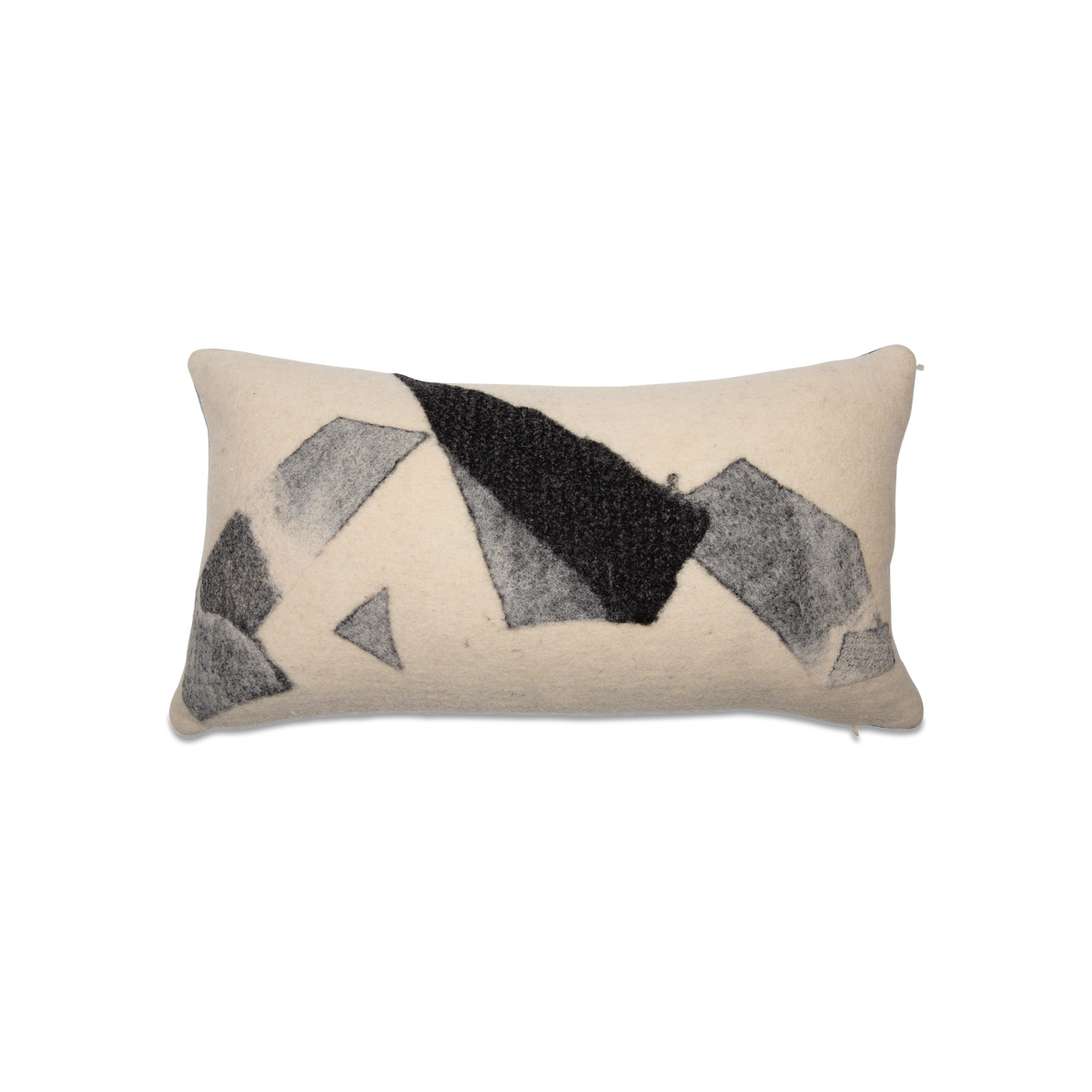 Abstract Wool Pillow