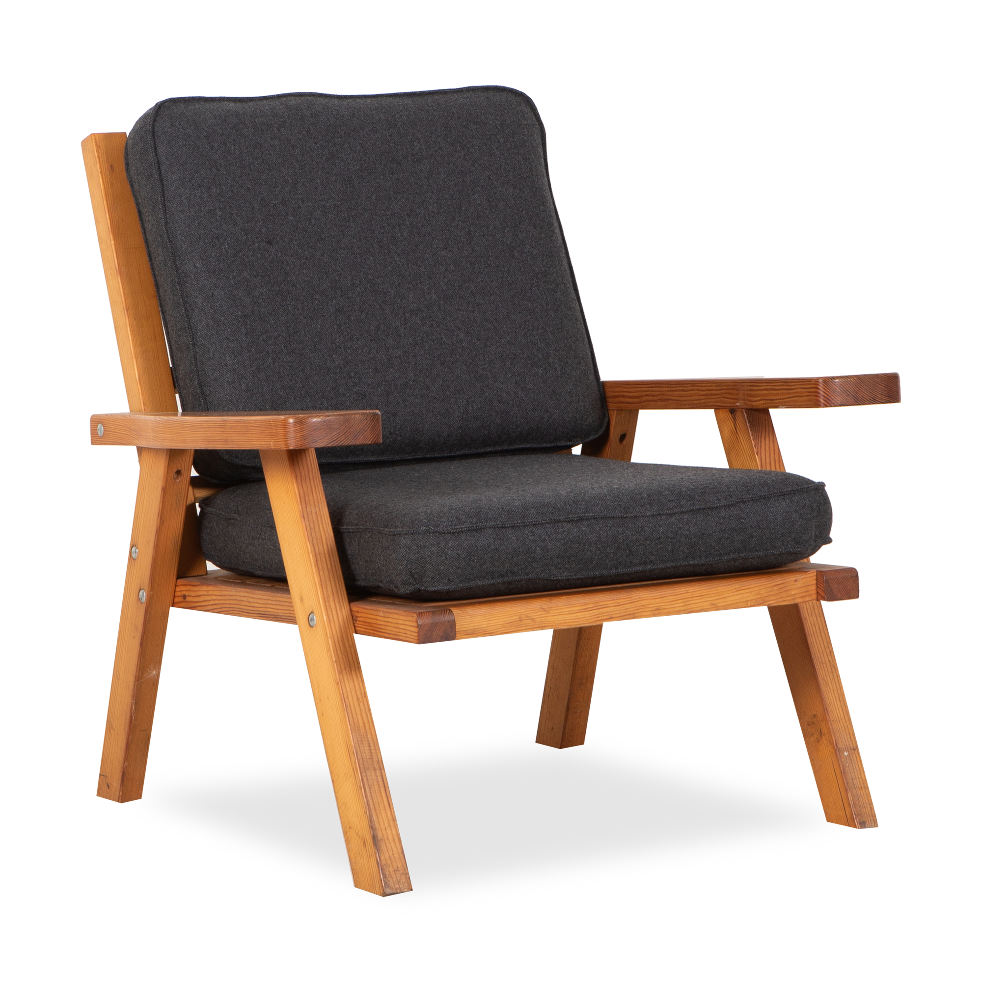 A mid-century staple, this vintage Danish Easy chair was designed by Rainer Daumiller and manufactured by Hirtshals Furniture, circa 1960s.
