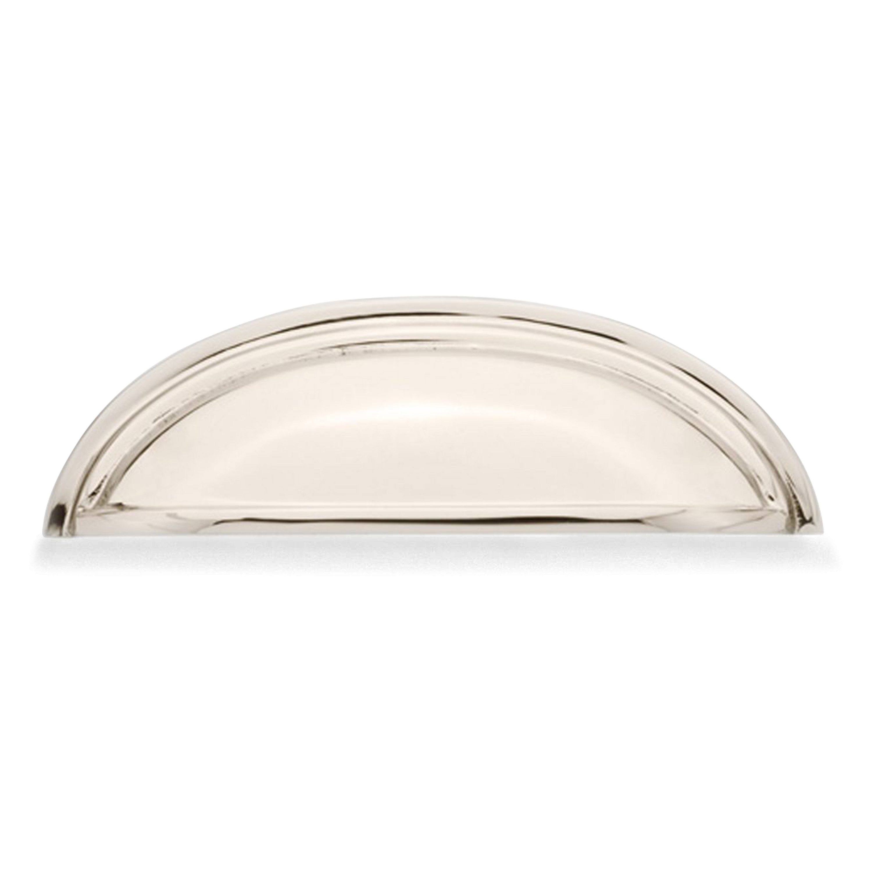 A traditional rectangular cup pull with geometric details.