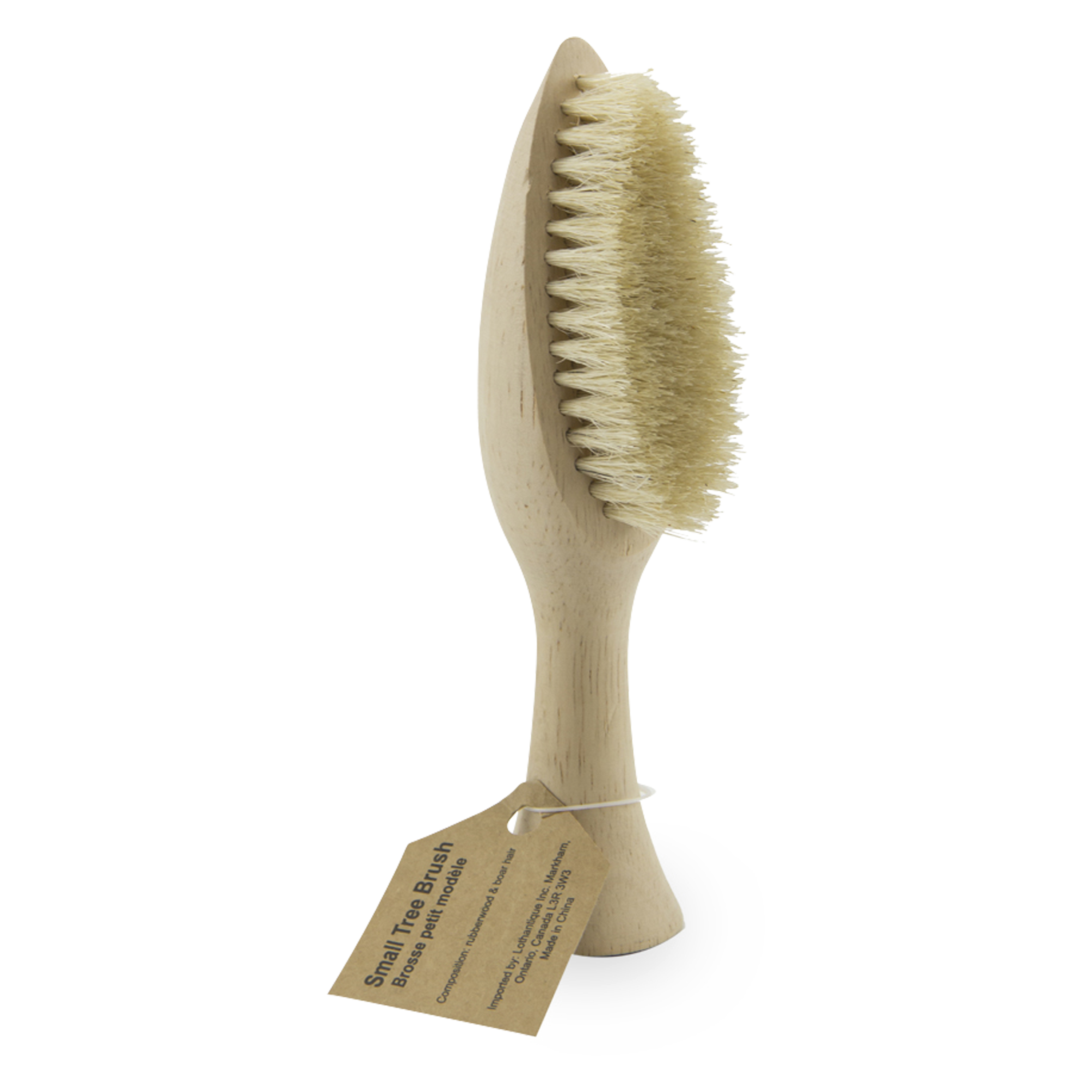 The Tree Brush is a sophisticated bathing brush that can be used to both wash and exfoliate your skin.