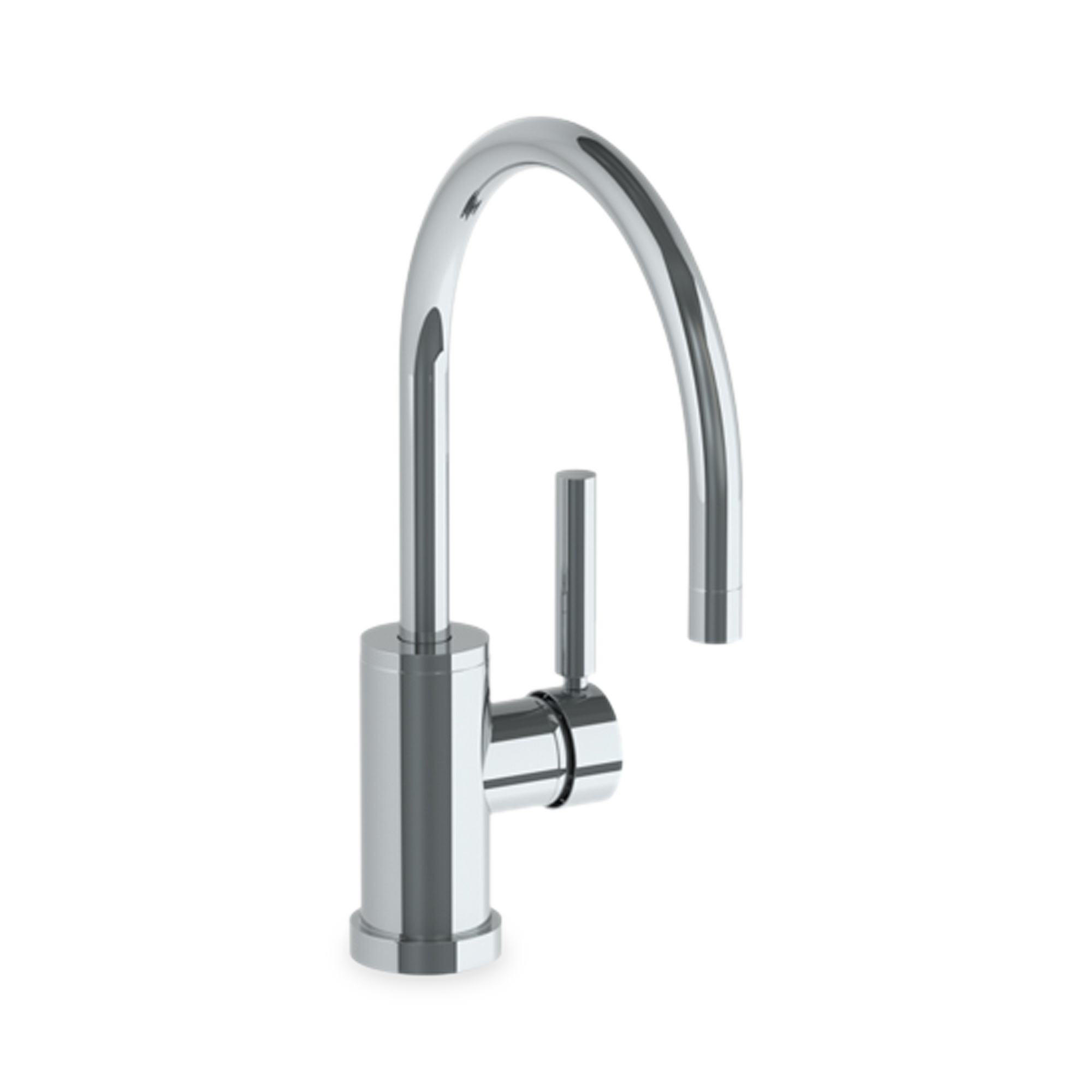 The Bridget Kitchen Faucet is a contemporary mixer with a single handle and hand spray.