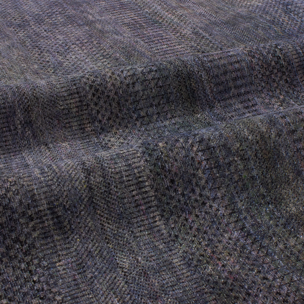 Wool Linen 1231 Purple/Black