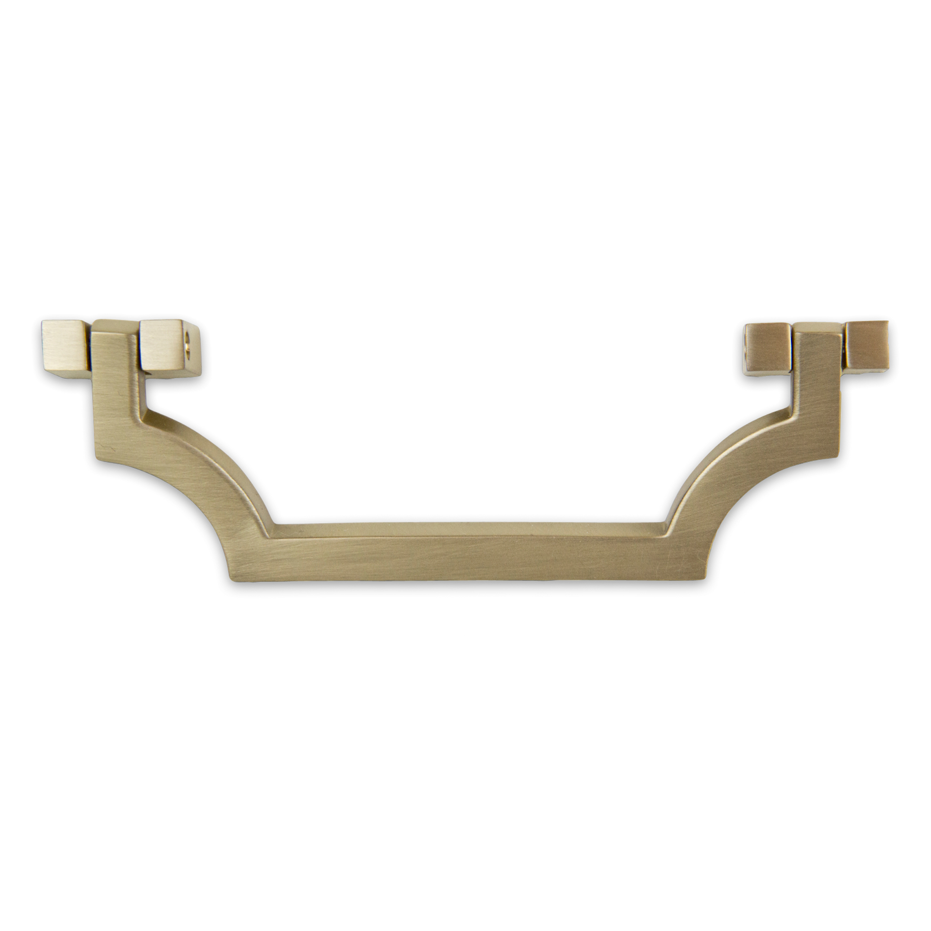 The Classic series hinged Bail Pull adds a touch of luxury to any drawer.