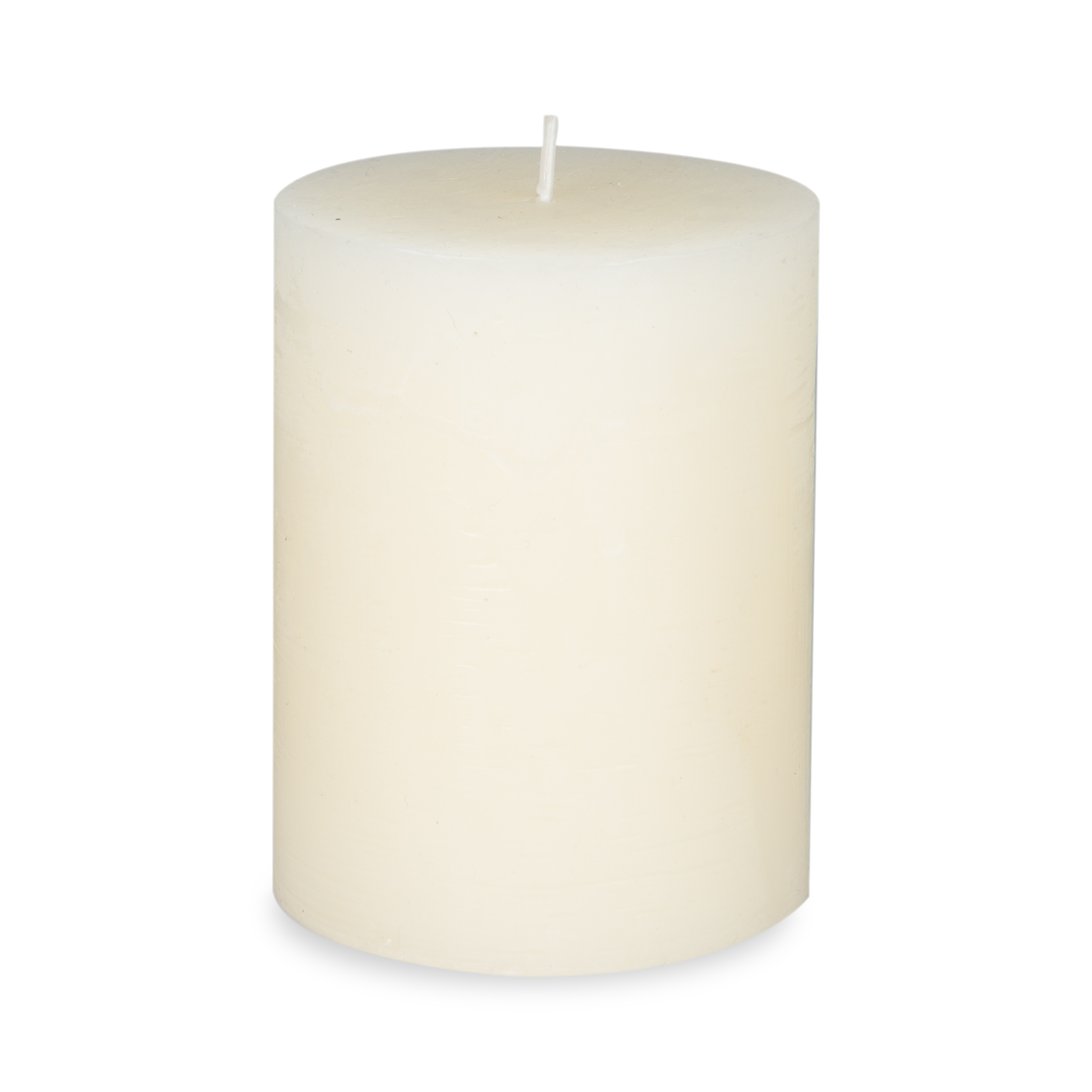 The Pillar Candle is a long-burning, fragrance free, pillar candles with a rustic textured finish, these candles are solid colour throughout.