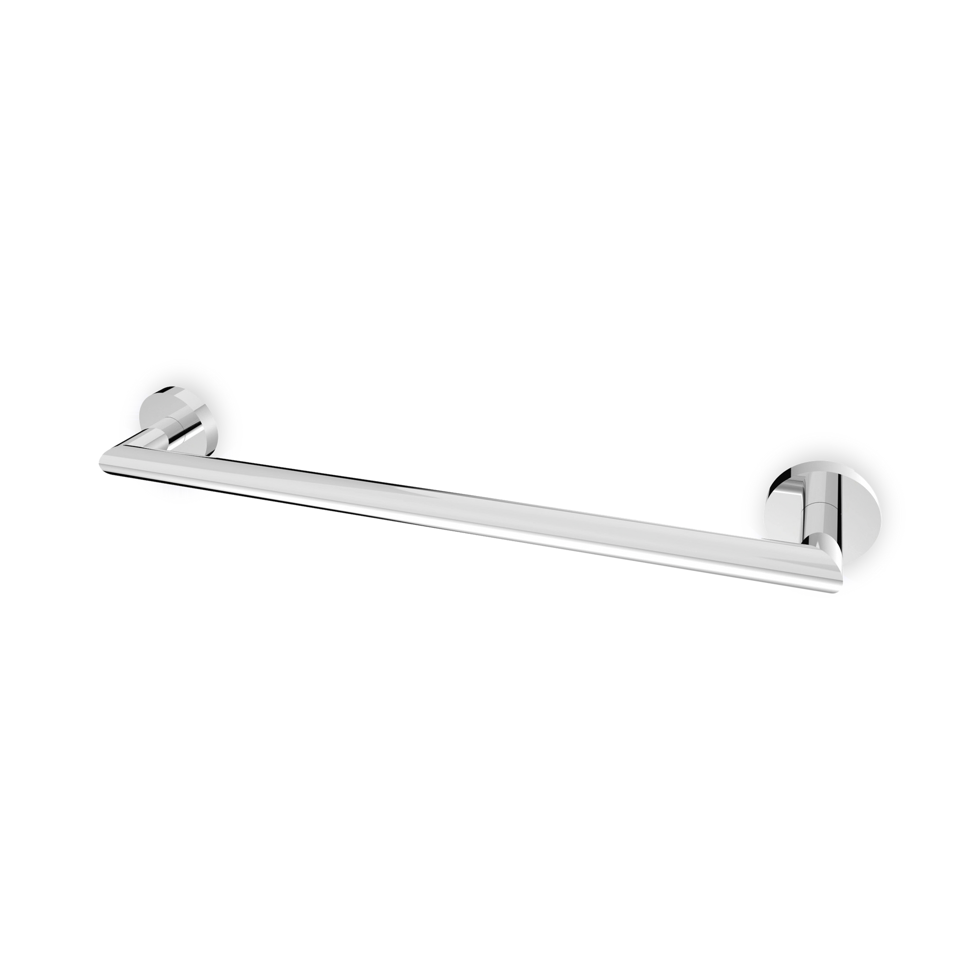 A cylindrical towel bar available in 18
