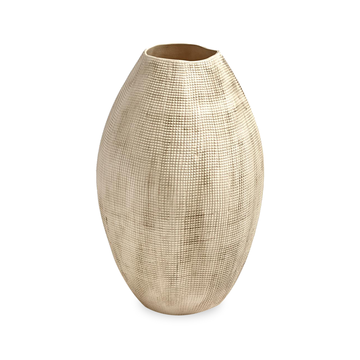 Textured Grid Vase