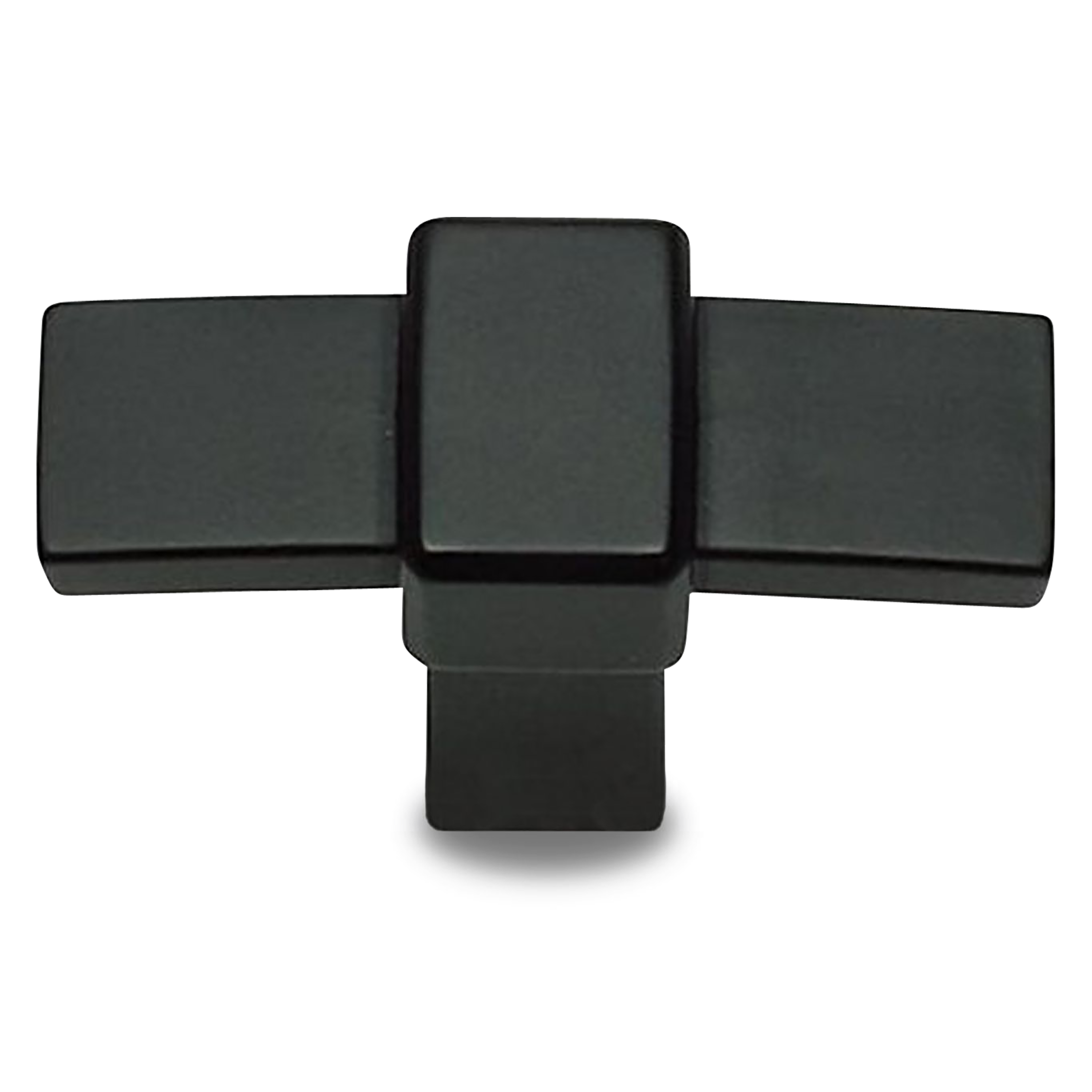 Buckle up T knob with matte design detail.